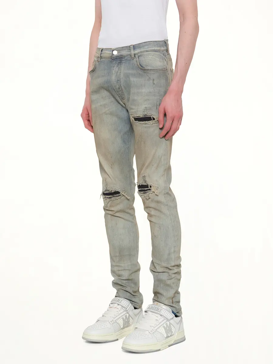 AMIRI Suede Mx1 Jeans in Perfect Antique Indigo | Thumbnail 2 AMIRI Suede Mx1 Jeans in Perfect Antique Indigo | Thumbnail 2