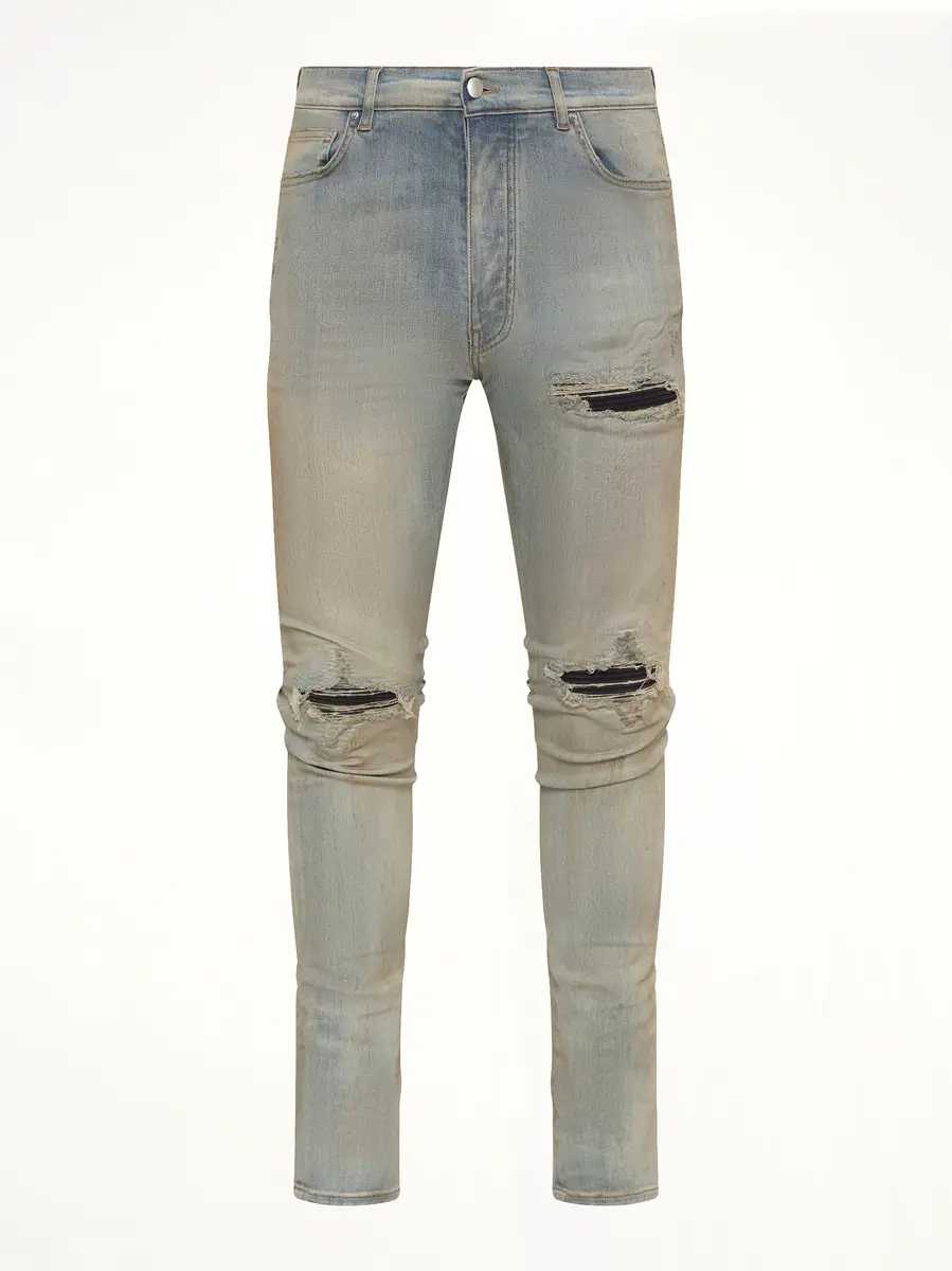 AMIRI Suede Mx1 Jeans in Perfect Antique Indigo | Thumbnail 3 AMIRI Suede Mx1 Jeans in Perfect Antique Indigo | Thumbnail 3