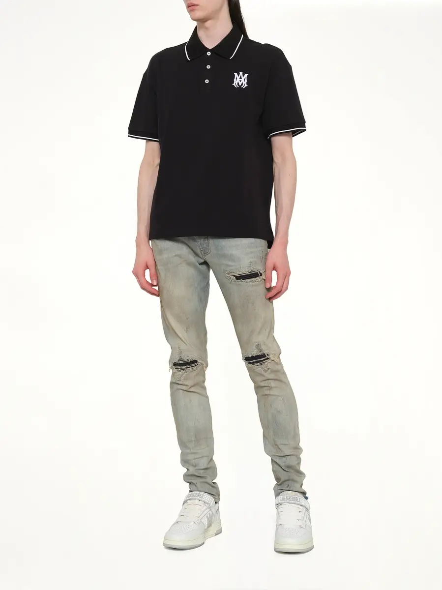 AMIRI Suede Mx1 Jeans in Perfect Antique Indigo | Thumbnail 4 AMIRI Suede Mx1 Jeans in Perfect Antique Indigo | Thumbnail 4