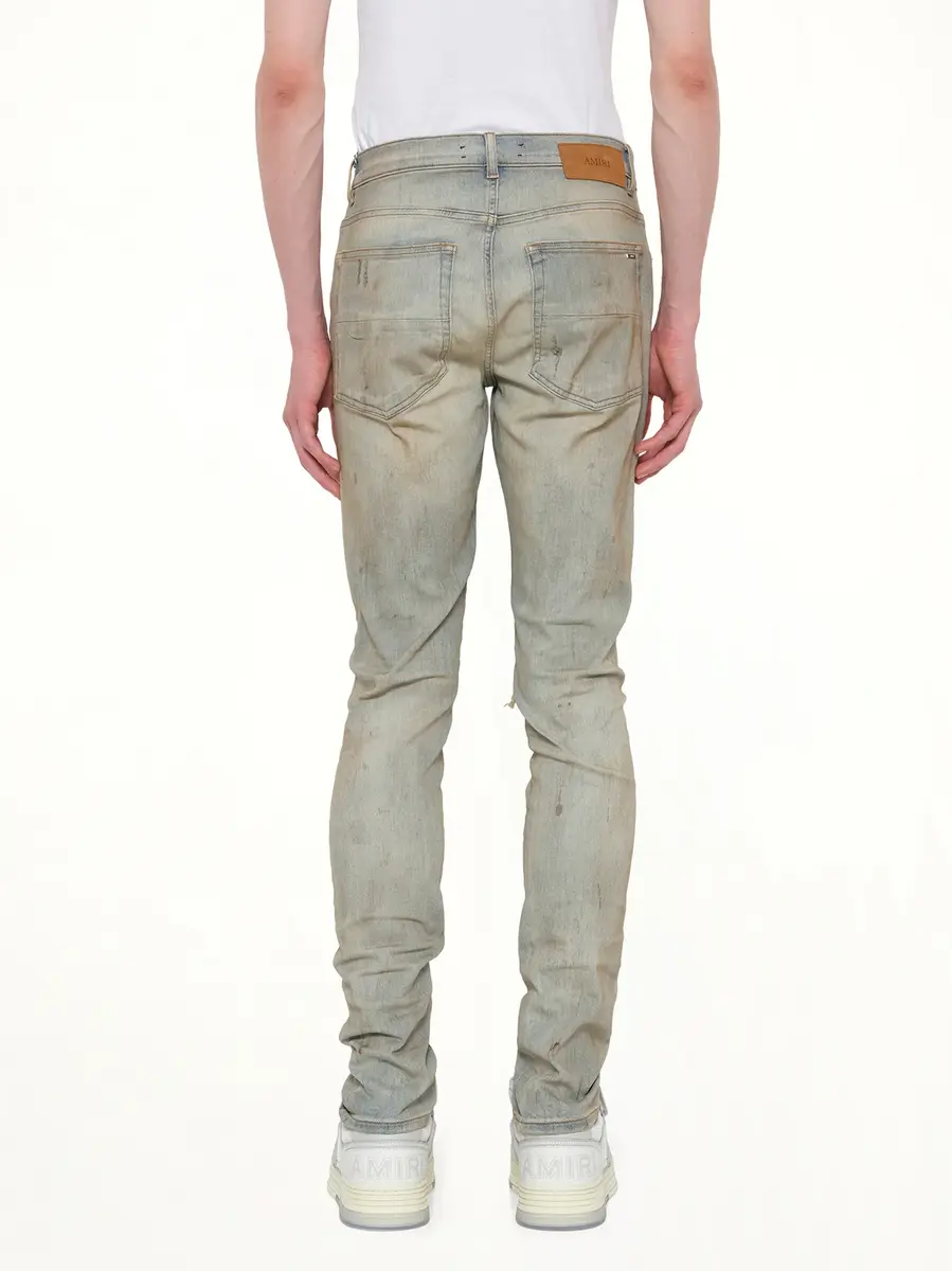 AMIRI Suede Mx1 Jeans in Perfect Antique Indigo | Thumbnail 5 AMIRI Suede Mx1 Jeans in Perfect Antique Indigo | Thumbnail 5