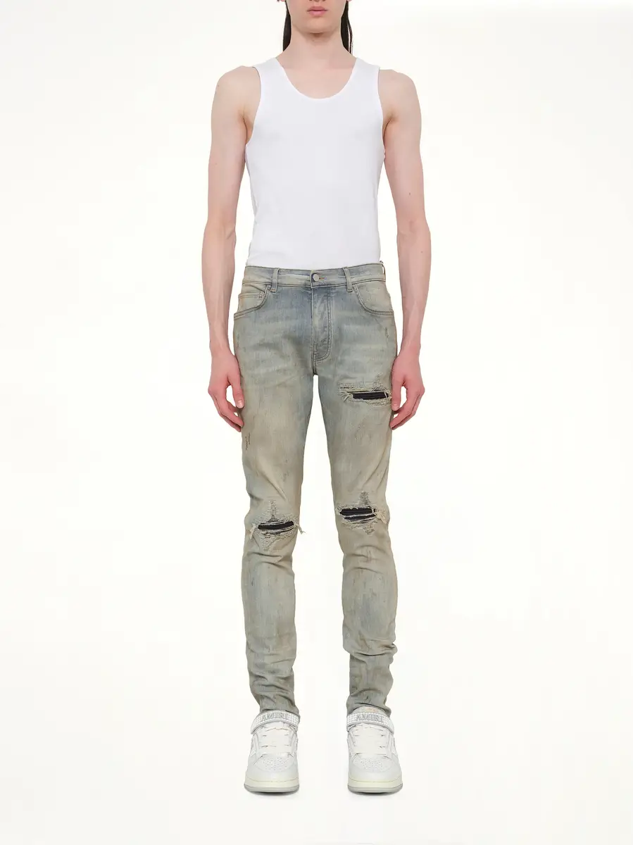 AMIRI Suede Mx1 Jeans in Perfect Antique Indigo | Thumbnail 7 AMIRI Suede Mx1 Jeans in Perfect Antique Indigo | Thumbnail 7