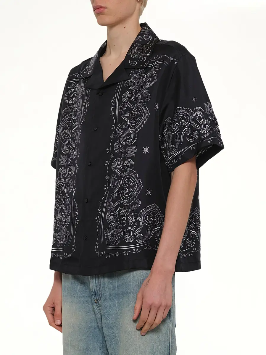 AMIRI Bandana Paint Oversized Bowling Shirt | Thumbnail 2 AMIRI Bandana Paint Oversized Bowling Shirt | Thumbnail 2
