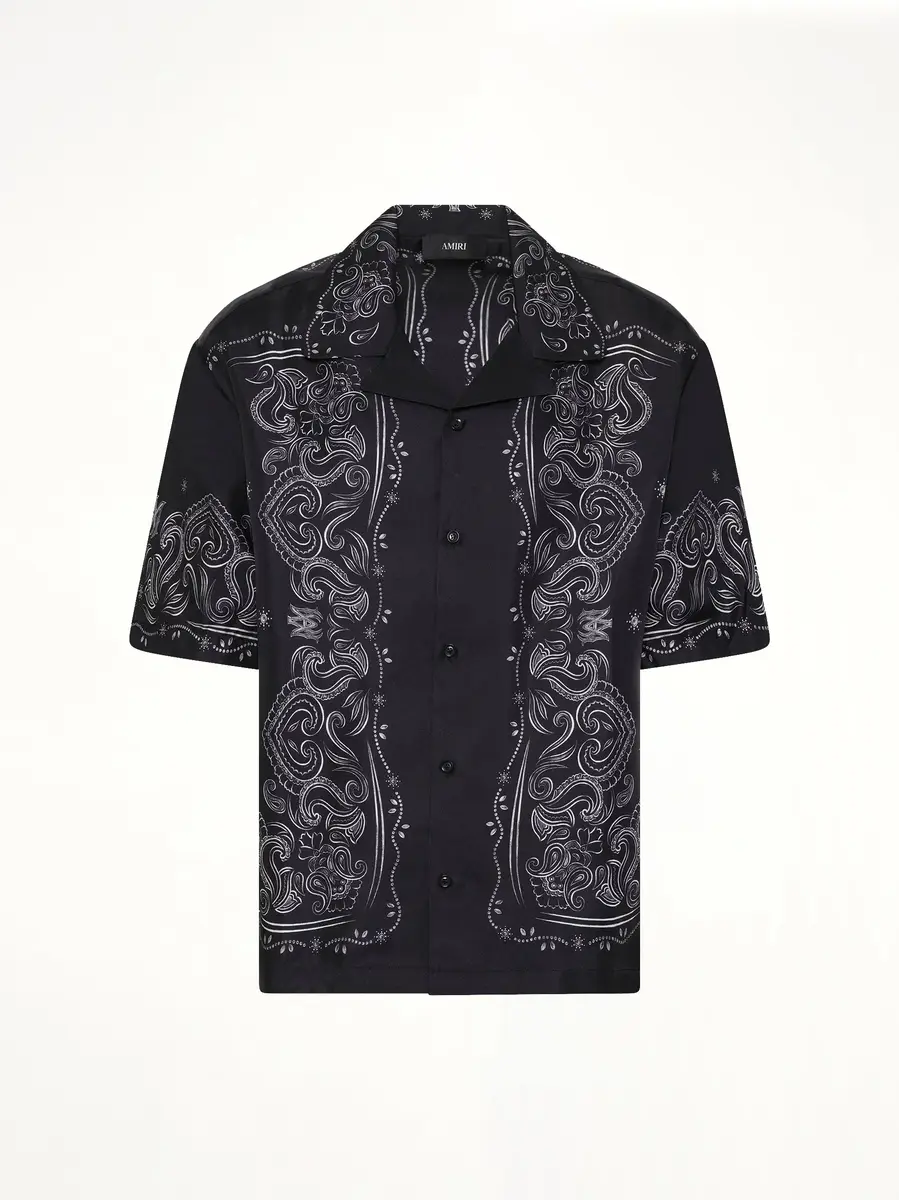AMIRI Bandana Paint Oversized Bowling Shirt | Thumbnail 3 AMIRI Bandana Paint Oversized Bowling Shirt | Thumbnail 3