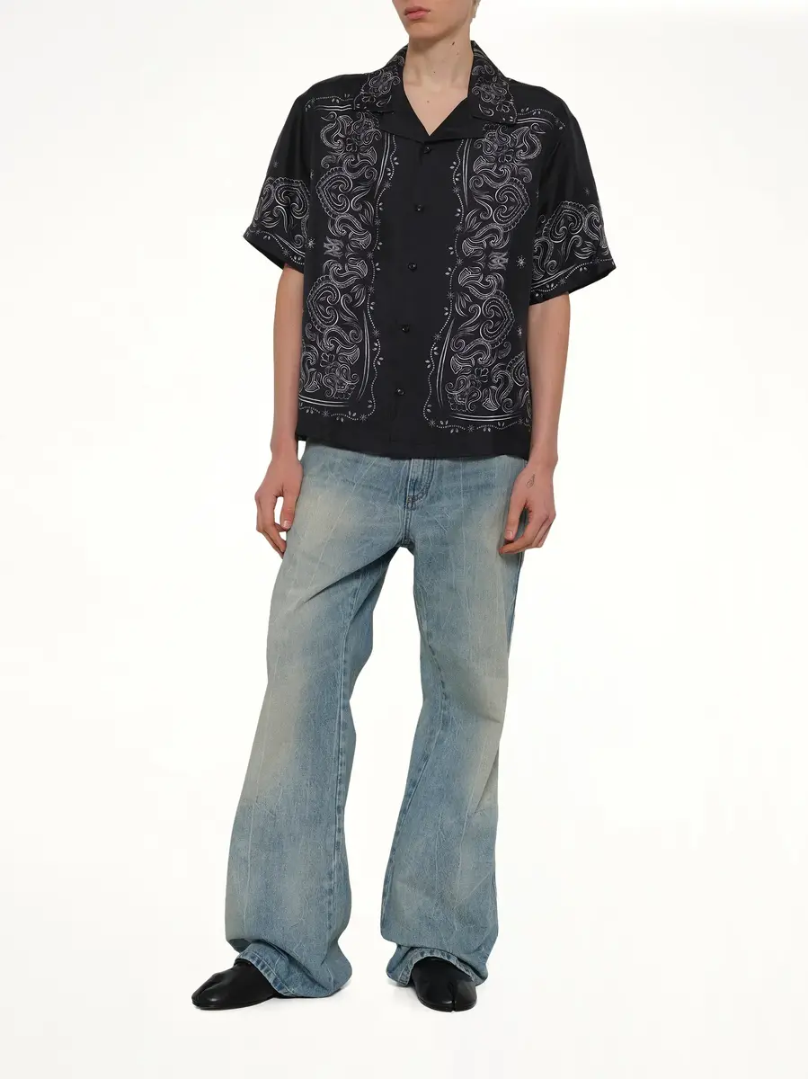 AMIRI Bandana Paint Oversized Bowling Shirt | Thumbnail 4 AMIRI Bandana Paint Oversized Bowling Shirt | Thumbnail 4