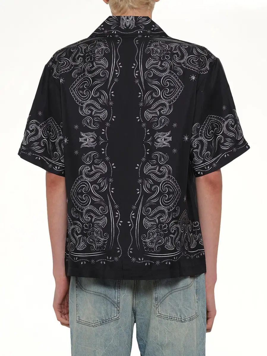 AMIRI Bandana Paint Oversized Bowling Shirt | Thumbnail 5 AMIRI Bandana Paint Oversized Bowling Shirt | Thumbnail 5