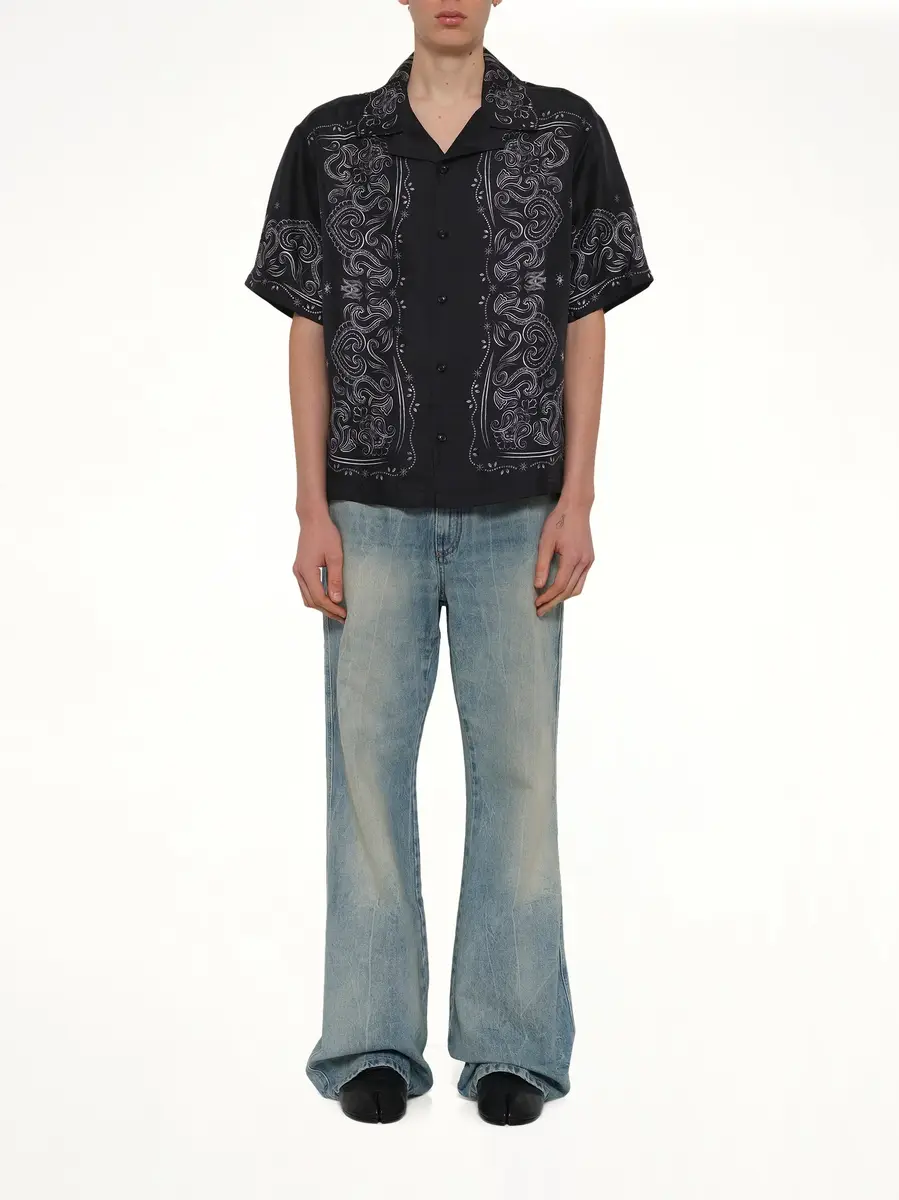 AMIRI Bandana Paint Oversized Bowling Shirt | Thumbnail 7 AMIRI Bandana Paint Oversized Bowling Shirt | Thumbnail 7