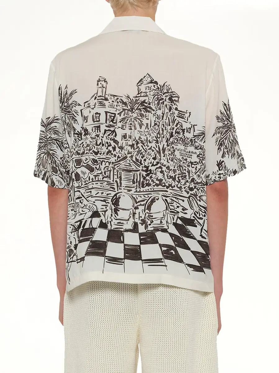 AMIRI Chateau Sketch Camp Shirt | Thumbnail 5 AMIRI Chateau Sketch Camp Shirt | Thumbnail 5