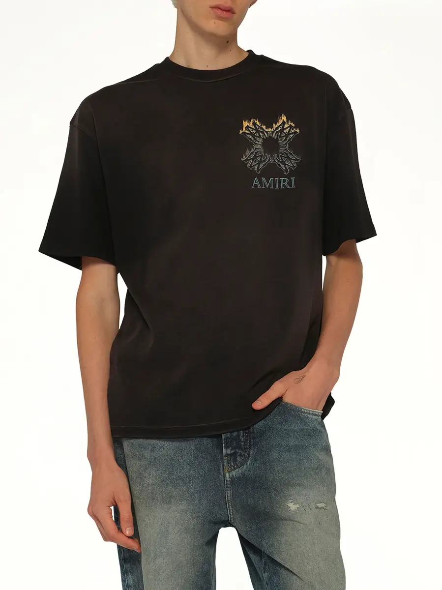 AMIRI MA Quad Flames Oversized T-shirt | Thumbnail 6
