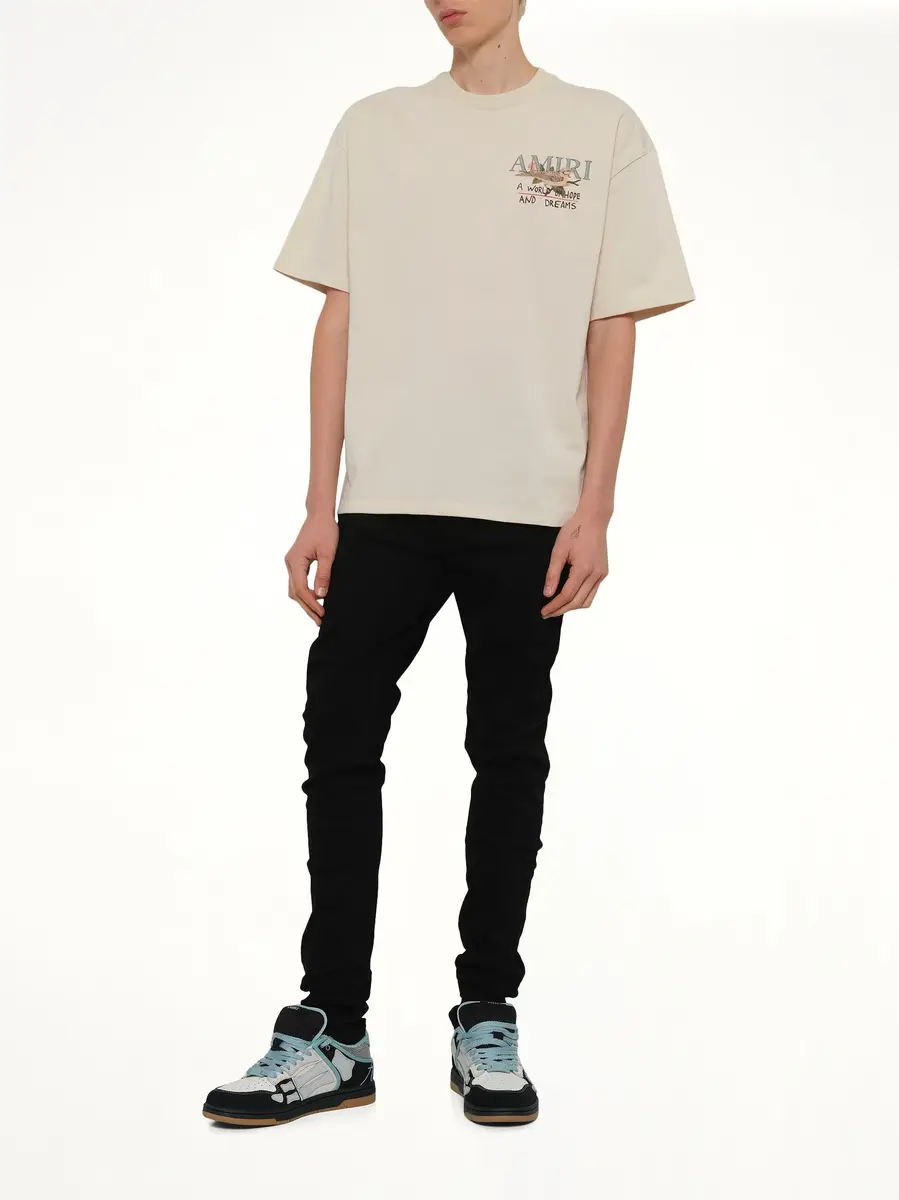 AMIRI Hope And Dreams Oversized T-shirt in Alabaster | Thumbnail 4 AMIRI Hope And Dreams Oversized T-shirt in Alabaster | Thumbnail 4