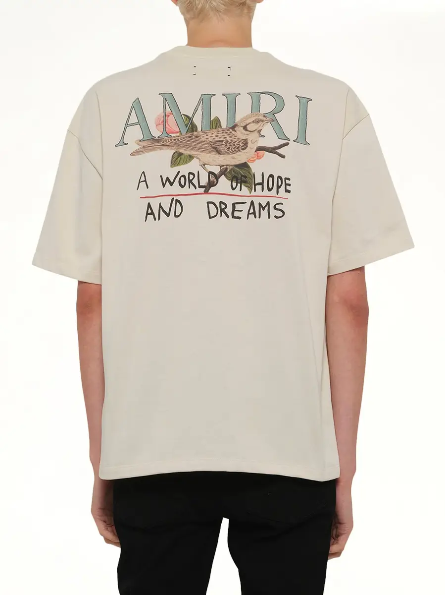 AMIRI Hope And Dreams Oversized T-shirt in Alabaster | Thumbnail 5 AMIRI Hope And Dreams Oversized T-shirt in Alabaster | Thumbnail 5