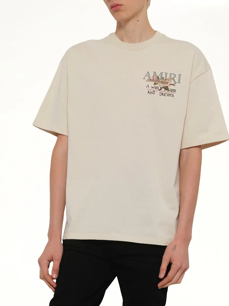 AMIRI Hope And Dreams Oversized T-shirt in Alabaster | Thumbnail 6 AMIRI Hope And Dreams Oversized T-shirt in Alabaster | Thumbnail 6
