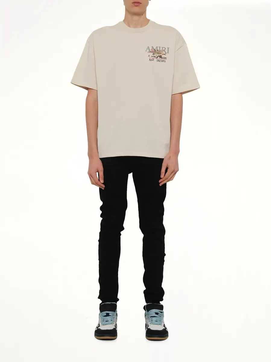 AMIRI Hope And Dreams Oversized T-shirt in Alabaster | Thumbnail 7 AMIRI Hope And Dreams Oversized T-shirt in Alabaster | Thumbnail 7