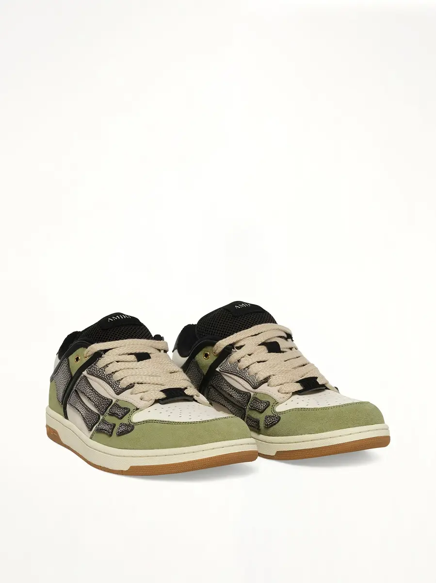 AMIRI XL Skel Top Low Sneaker in Green Tea | Thumbnail 3 AMIRI XL Skel Top Low Sneaker in Green Tea | Thumbnail 3