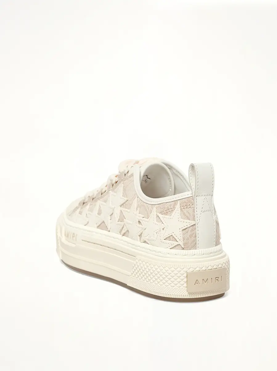 AMIRI MA Quad Stars Court Low in Alabaster White | Thumbnail 2 AMIRI MA Quad Stars Court Low in Alabaster White | Thumbnail 2