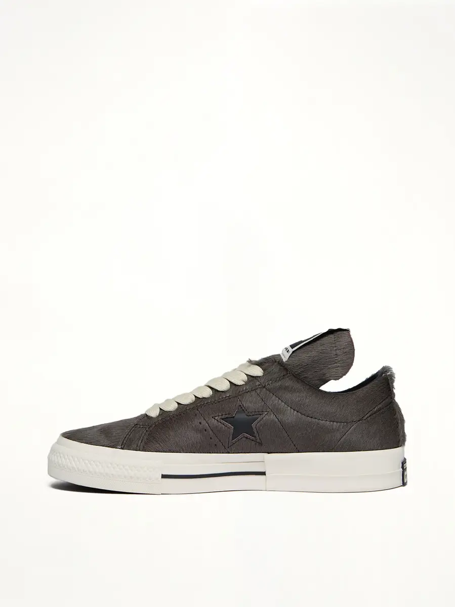 RICK OWENS DRKSHDW One Star Fur Sneaker A14796c | Thumbnail 2 RICK OWENS DRKSHDW One Star Fur Sneaker A14796c | Thumbnail 2