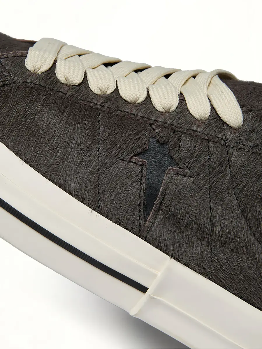 RICK OWENS DRKSHDW One Star Fur Sneaker A14796c | Thumbnail 8 RICK OWENS DRKSHDW One Star Fur Sneaker A14796c | Thumbnail 8
