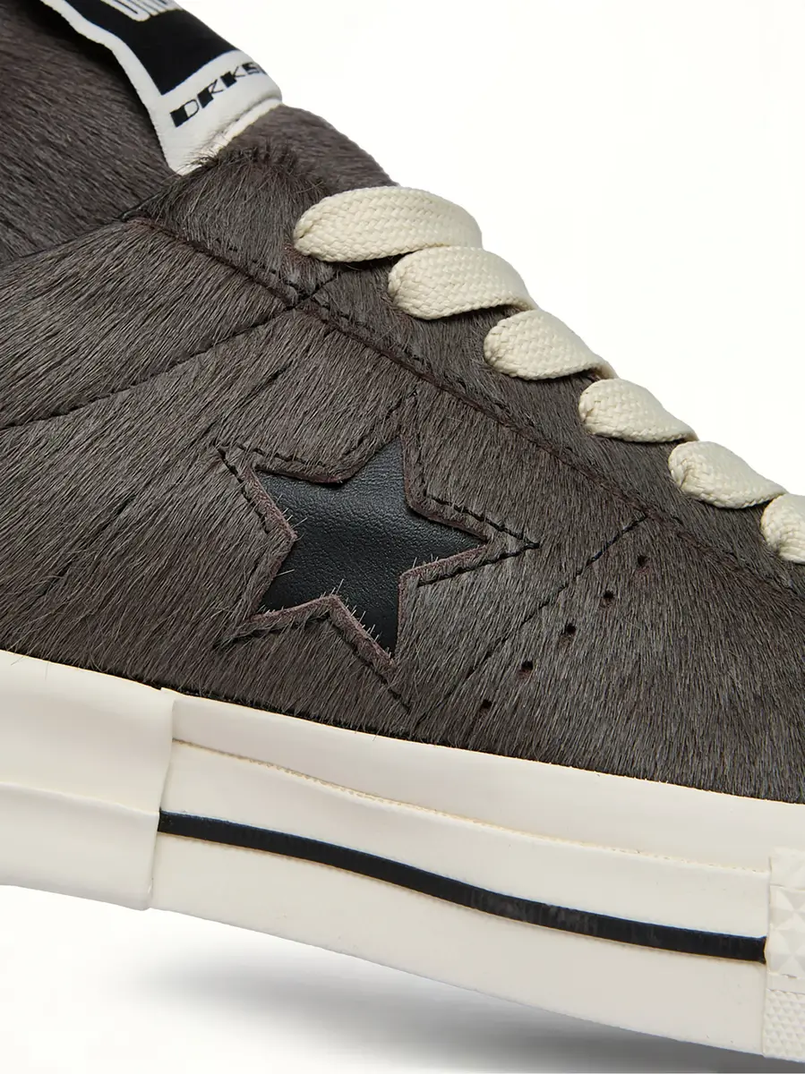 RICK OWENS DRKSHDW One Star Fur Sneaker A14796c | Thumbnail 9 RICK OWENS DRKSHDW One Star Fur Sneaker A14796c | Thumbnail 9