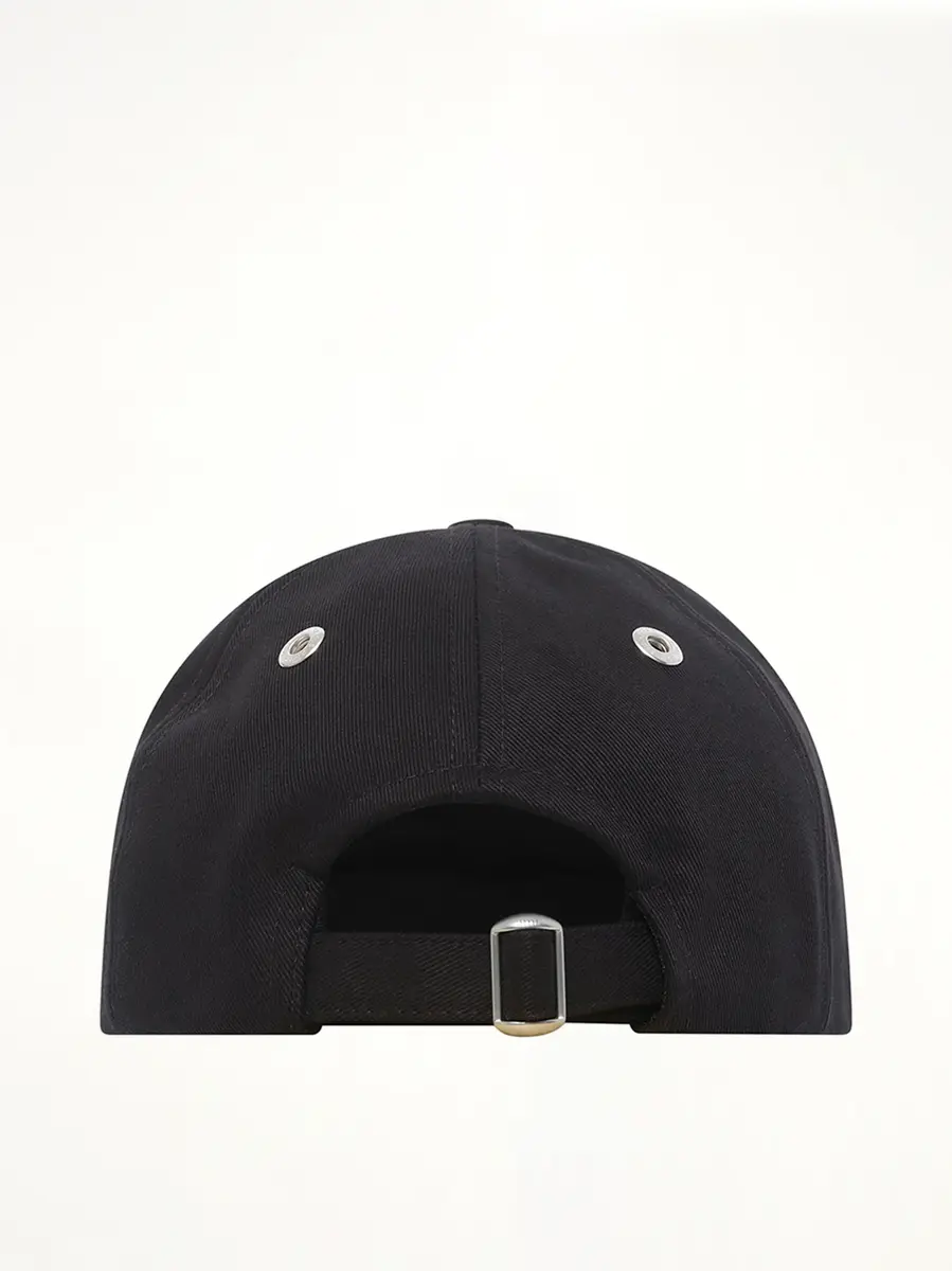 AMI PARIS Ami De Coeur Embroidery Cap in Black/red | Thumbnail 2 AMI PARIS Ami De Coeur Embroidery Cap in Black/red | Thumbnail 2