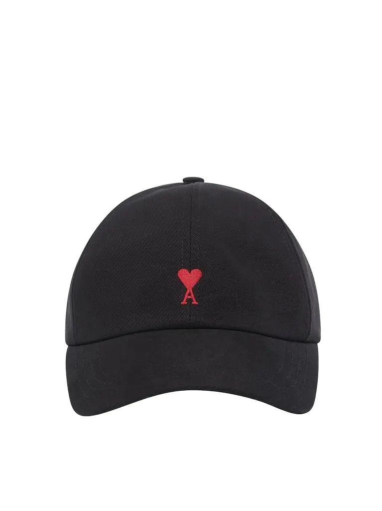 Red Ami De Coeur Embroidery Cap Red Ami De Coeur Embroidery Cap