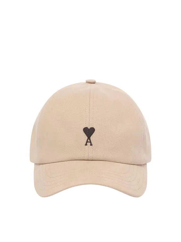 AMI PARIS Red Ami De Coeur Embroidery Cap | Image 1 AMI PARIS Red Ami De Coeur Embroidery Cap | Image 1