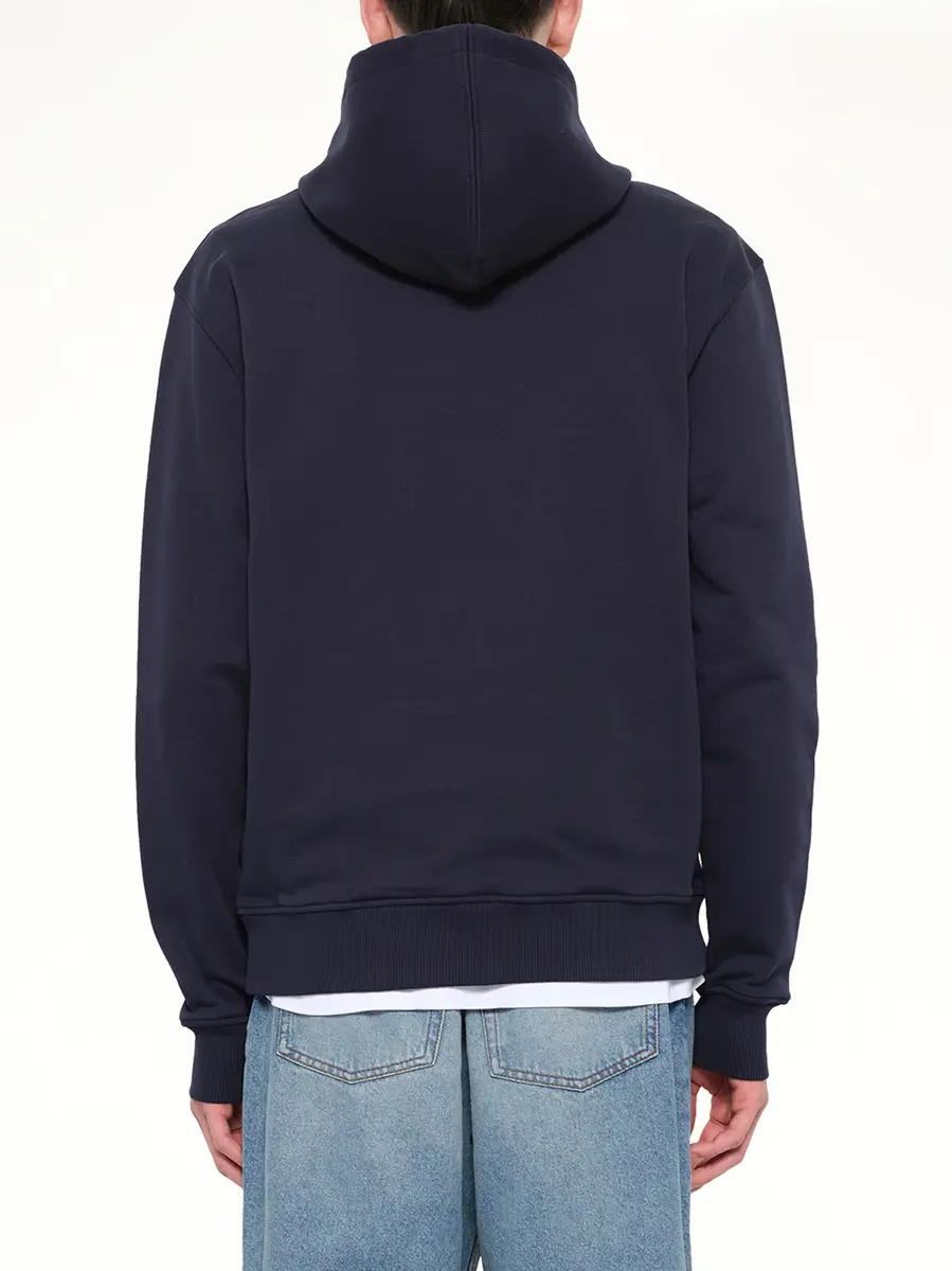 AMI PARIS Ami De Coeur Hoodie in Navy/red | Thumbnail 5 AMI PARIS Ami De Coeur Hoodie in Navy/red | Thumbnail 5