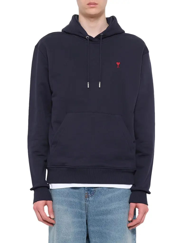 AMI PARIS Red Ami De Coeur Hoodie