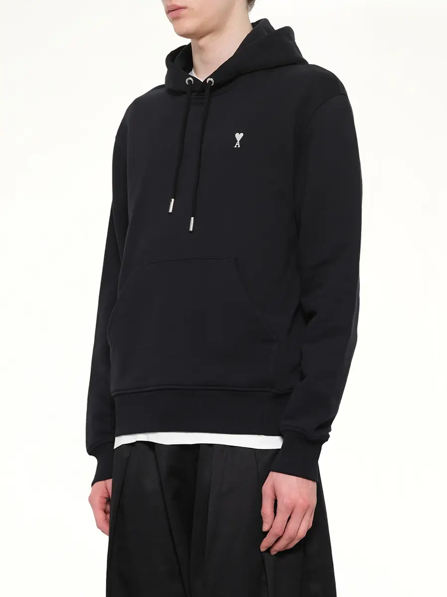 AMI PARIS Contrasted Ami De Coeur Hoodie | Thumbnail 2 AMI PARIS Contrasted Ami De Coeur Hoodie | Thumbnail 2