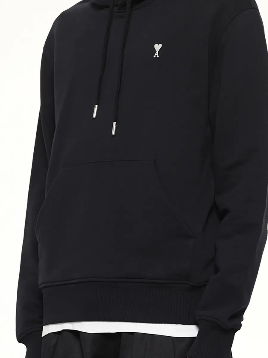 AMI PARIS Contrasted Ami De Coeur Hoodie | Thumbnail 6 AMI PARIS Contrasted Ami De Coeur Hoodie | Thumbnail 6