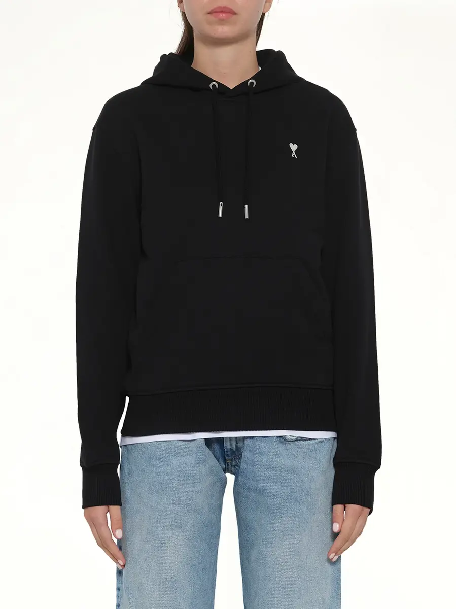 AMI PARIS Contrasted Ami De Coeur Hoodie | Thumbnail 8 AMI PARIS Contrasted Ami De Coeur Hoodie | Thumbnail 8