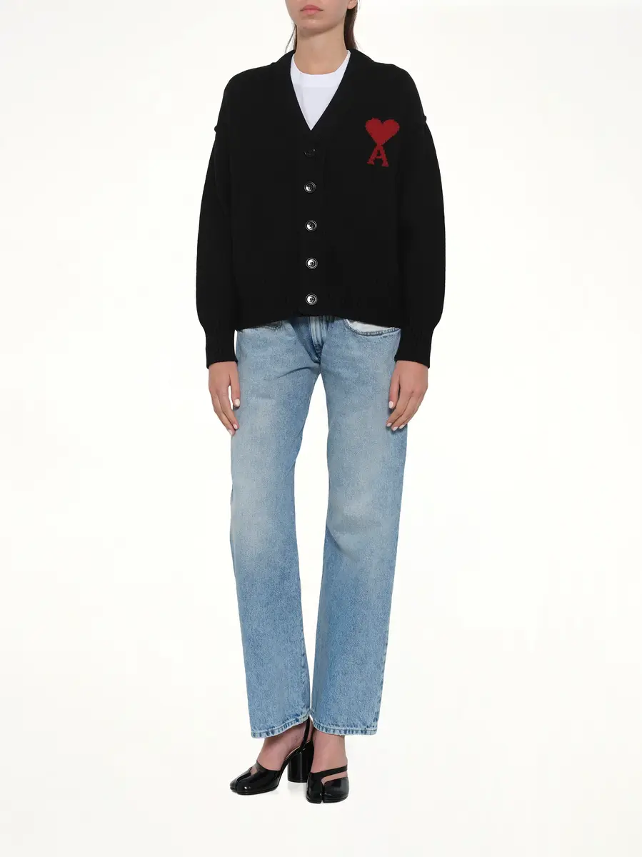 AMI PARIS Ami De Coeur Cardigan | Thumbnail 10 AMI PARIS Ami De Coeur Cardigan | Thumbnail 10