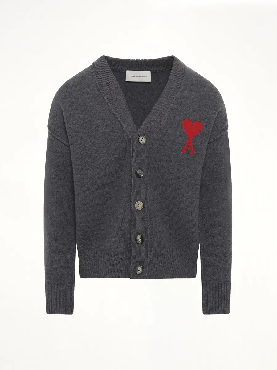 AMI PARIS Ami De Coeur Cardigan | Thumbnail 2