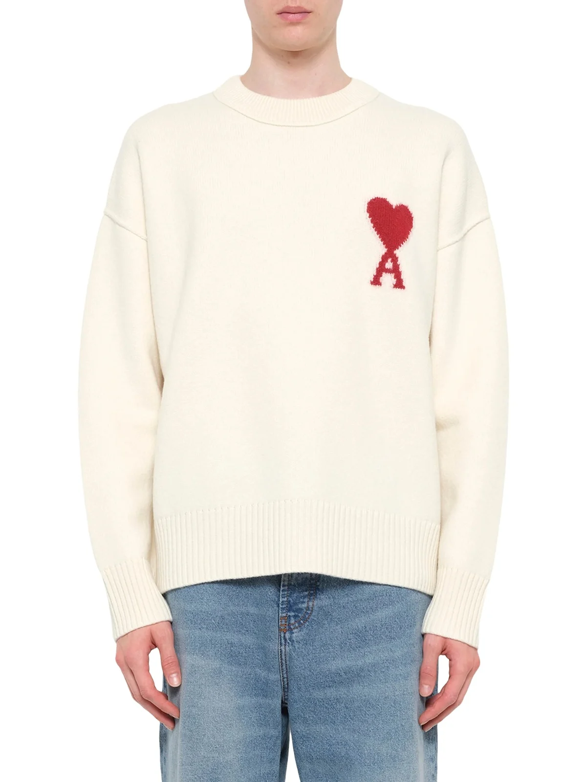 Ami De Coeur Sweater in Off White Ami De Coeur Sweater in Off White
