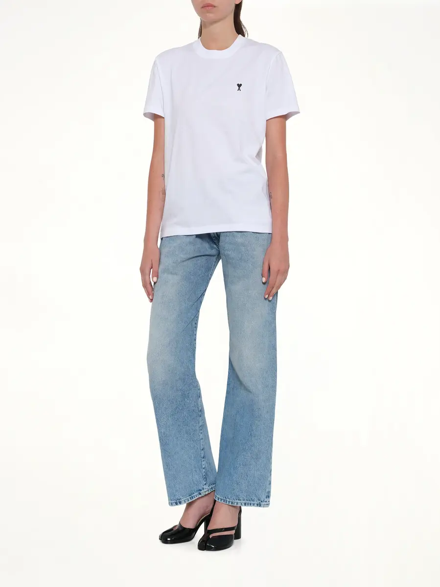 AMI PARIS Contrasted Ami De Coeur T-shirt | Thumbnail 10 AMI PARIS Contrasted Ami De Coeur T-shirt | Thumbnail 10