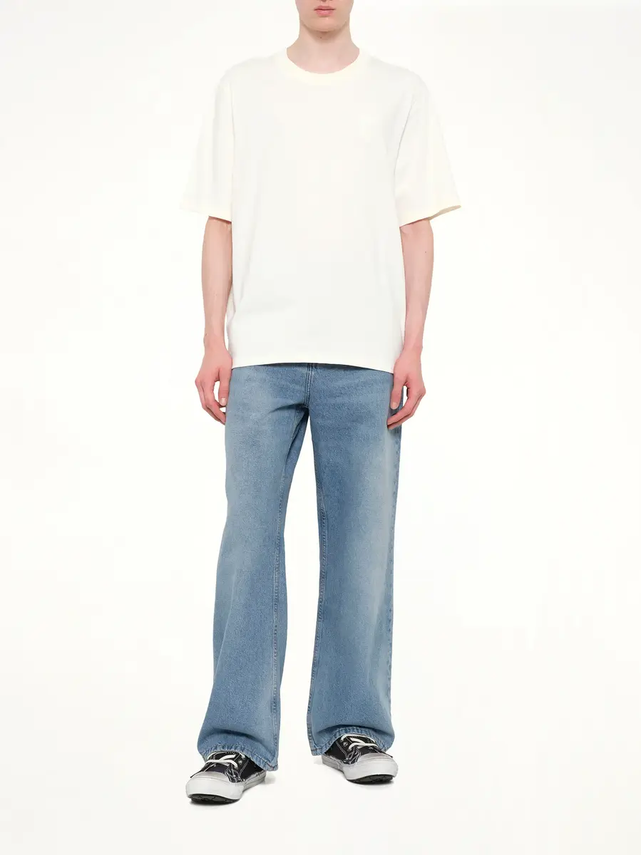 AMI PARIS Big Adc Embossed T-shirt in Off White | Thumbnail 4 AMI PARIS Big Adc Embossed T-shirt in Off White | Thumbnail 4