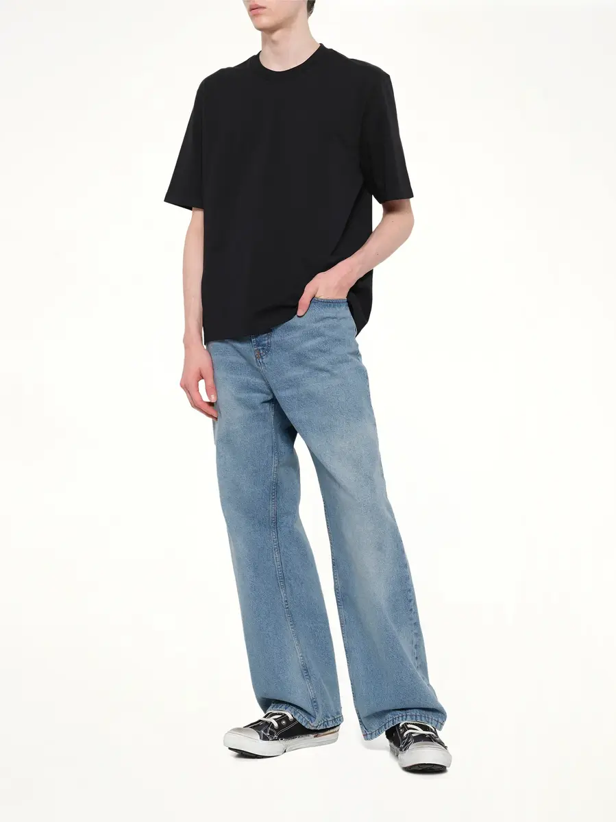 AMI PARIS Small Embossed Adc T-shirt | Thumbnail 4
