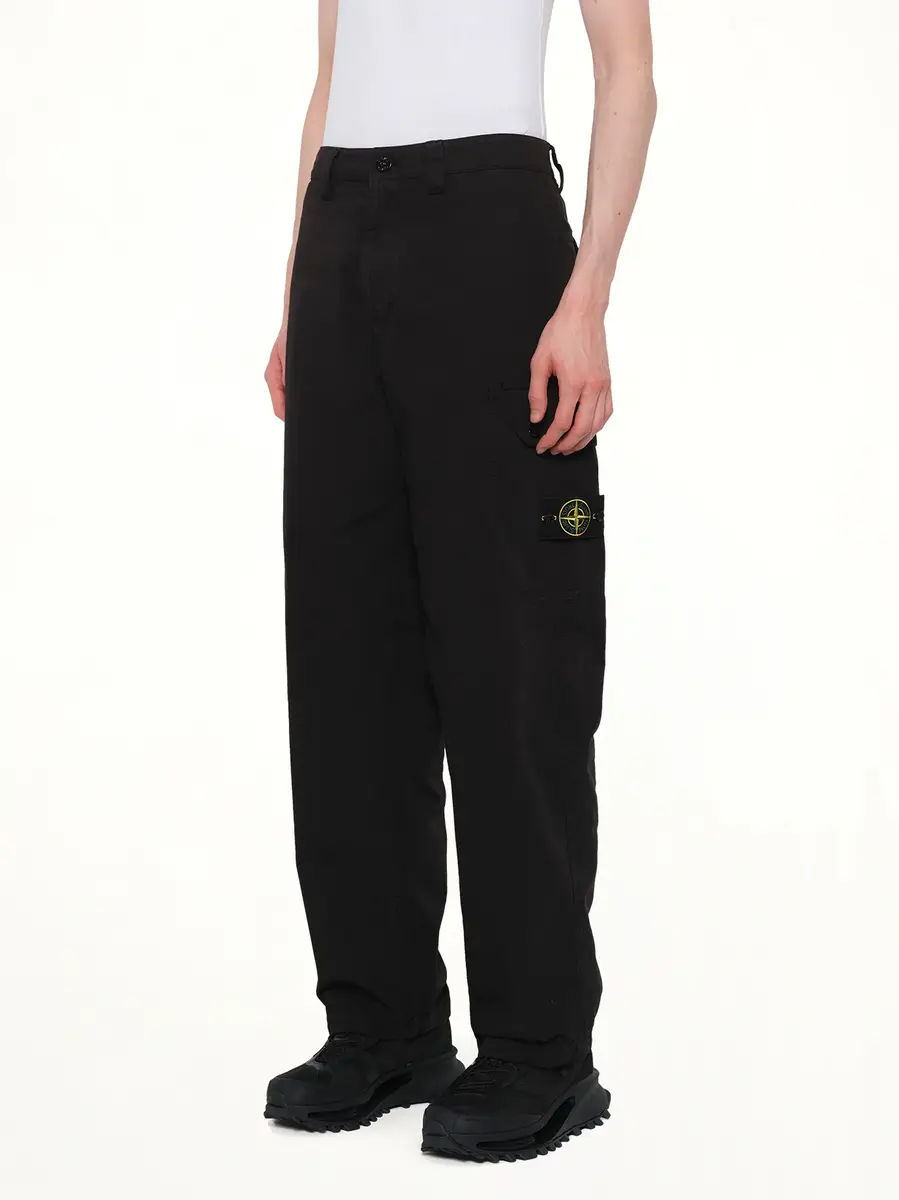 Stone Island 3100011 Organic Cotton Ripstop Trousers | Thumbnail 2 Stone Island 3100011 Organic Cotton Ripstop Trousers | Thumbnail 2