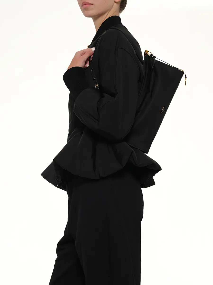 Alaïa Le Click East West Nylon Shoulder Bag | Thumbnail 6 Alaïa Le Click East West Nylon Shoulder Bag | Thumbnail 6