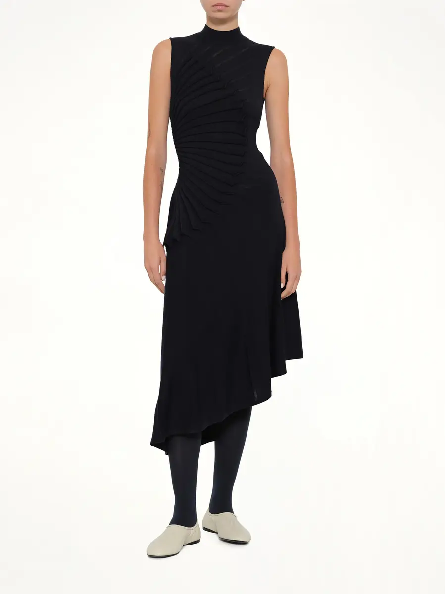 Alaïa Sculpting Dress in Minuit | Thumbnail 4