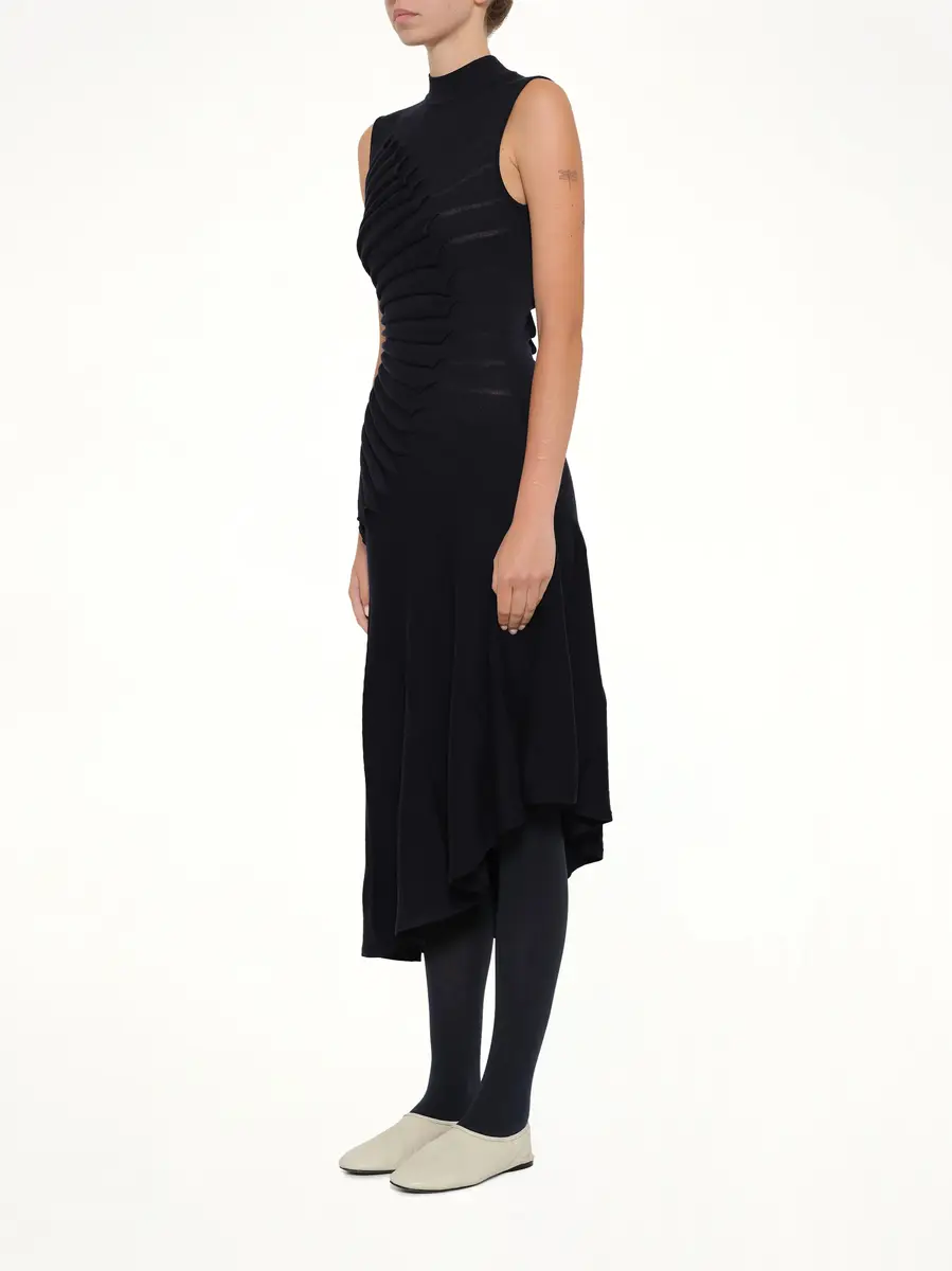Alaïa Sculpting Dress in Minuit | Thumbnail 7