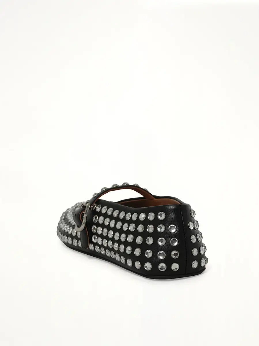 Alaïa Strass Lambskin Ballet Flats | Thumbnail 2 Alaïa Strass Lambskin Ballet Flats | Thumbnail 2