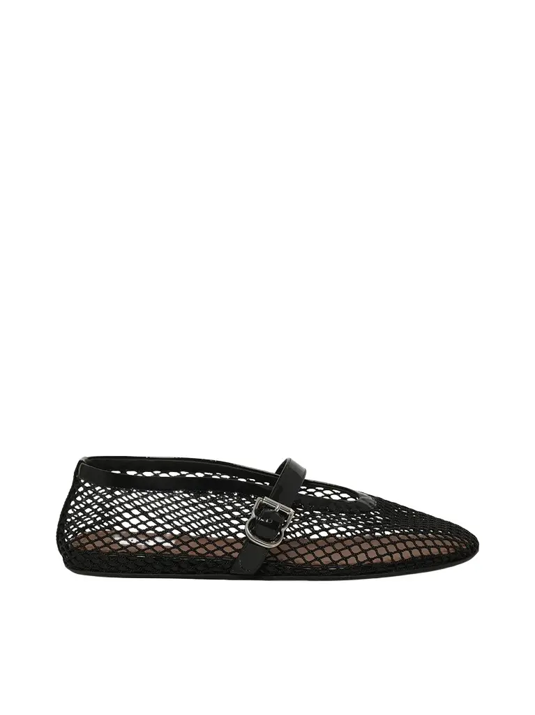 Alaïa Ballet Fishnet Flats | Image 1 Alaïa Ballet Fishnet Flats | Image 1