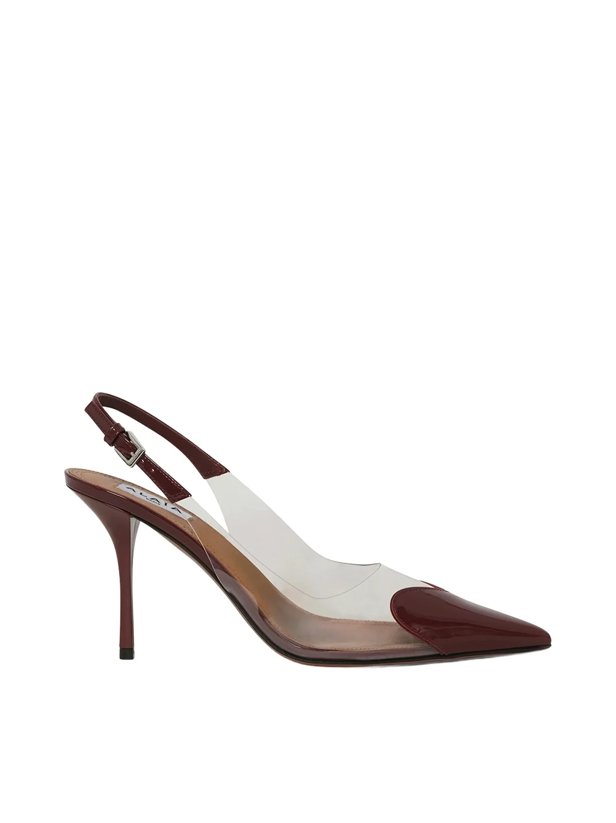 Le Coeur Slingbacks H90 in Rouge Grenat