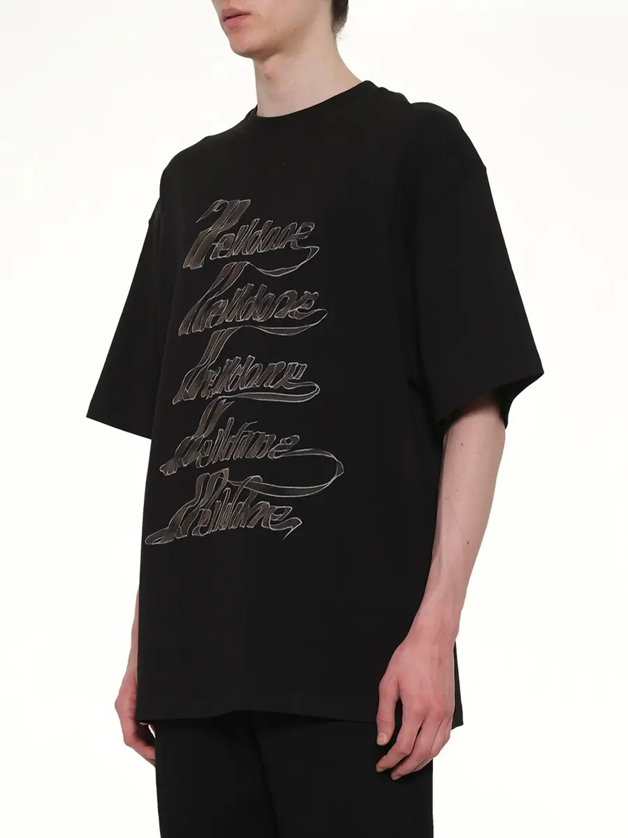 We11Done Ribbon Multi-logo T-shirt | Thumbnail 2 We11Done Ribbon Multi-logo T-shirt | Thumbnail 2