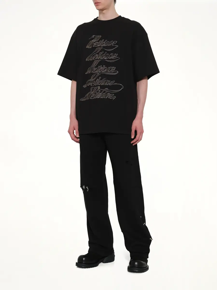 We11Done Ribbon Multi-logo T-shirt | Thumbnail 4 We11Done Ribbon Multi-logo T-shirt | Thumbnail 4