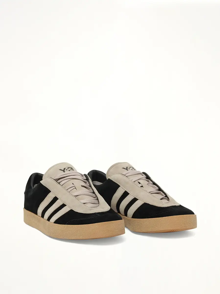 Y-3 Y-3 Gazelle in Black/off White | Thumbnail 3 Y-3 Y-3 Gazelle in Black/off White | Thumbnail 3