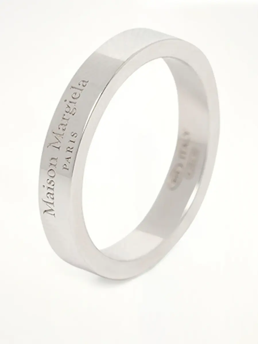 Maison Margiela Logo Reference Ring 4mm | Thumbnail 2 Maison Margiela Logo Reference Ring 4mm | Thumbnail 2