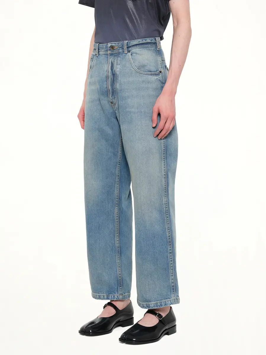Maison Margiela Cropped Denim Jeans | Thumbnail 2 Maison Margiela Cropped Denim Jeans | Thumbnail 2