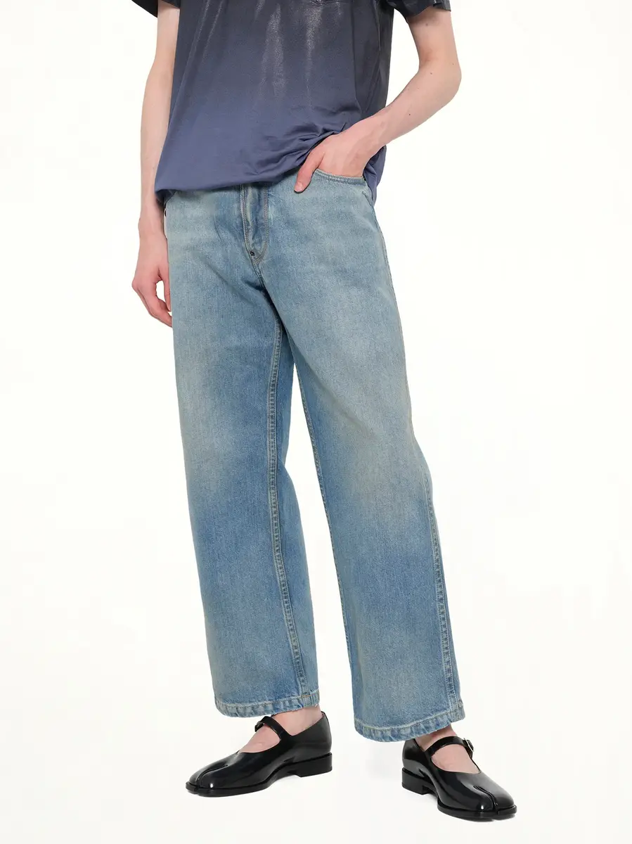 Maison Margiela Cropped Denim Jeans | Thumbnail 6 Maison Margiela Cropped Denim Jeans | Thumbnail 6