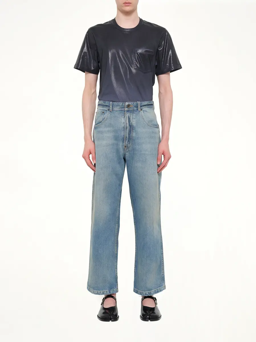 Maison Margiela Cropped Denim Jeans | Thumbnail 7 Maison Margiela Cropped Denim Jeans | Thumbnail 7