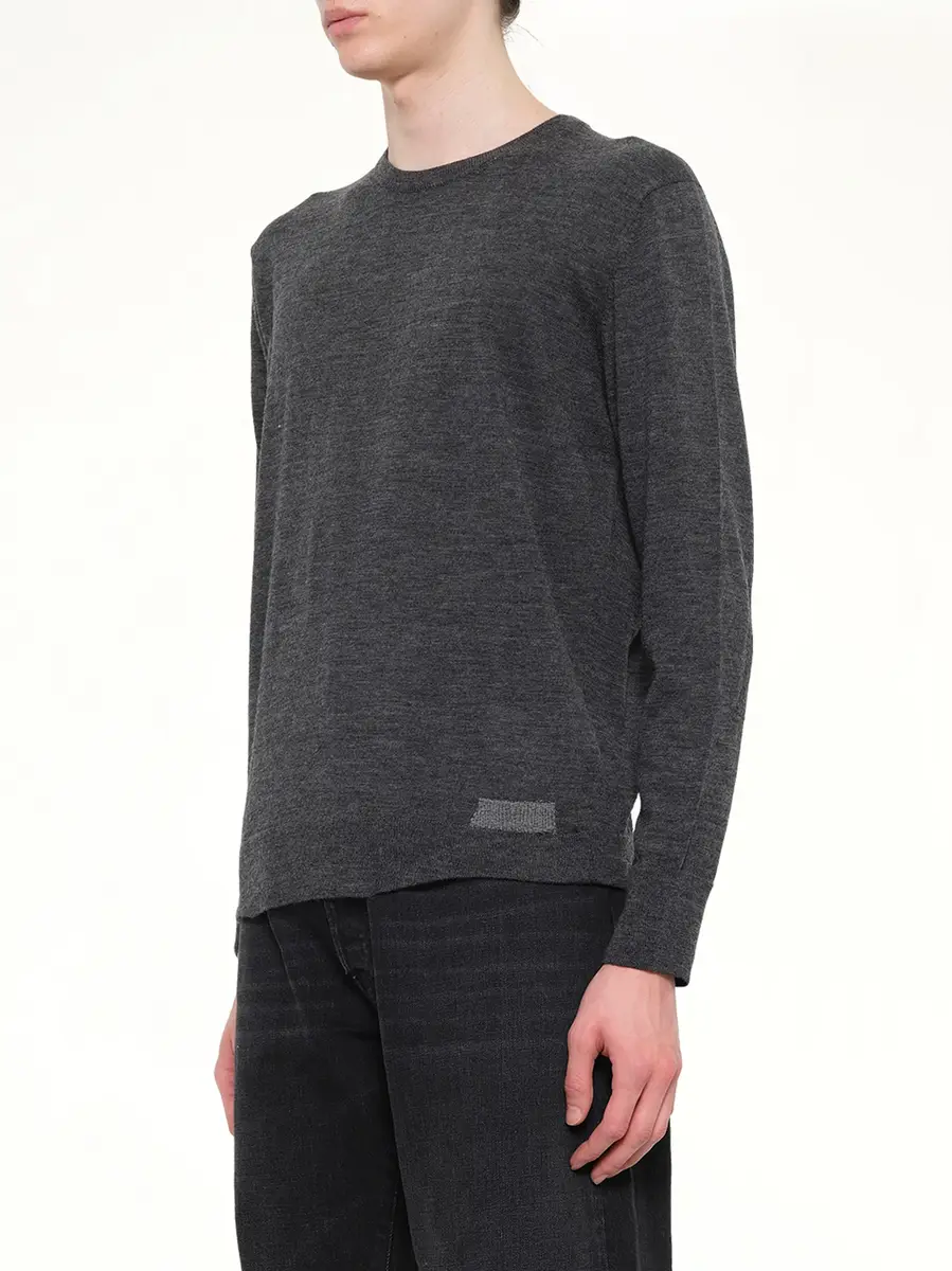 Maison Margiela Wip Sweater in Medium Grey | Thumbnail 2
